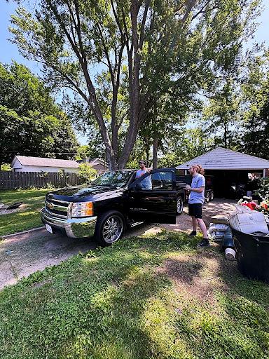 Professional crew at job site
