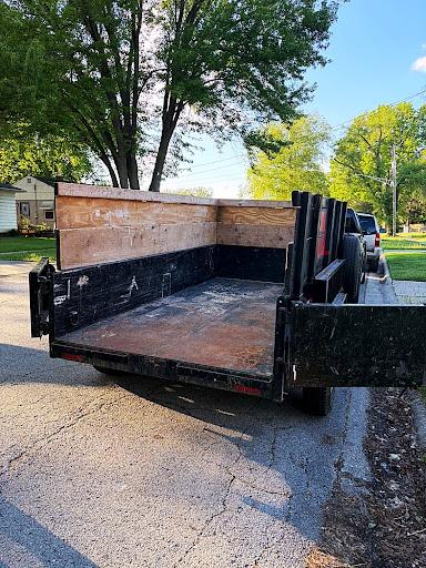 The same space cleared out after a First Step junk removal